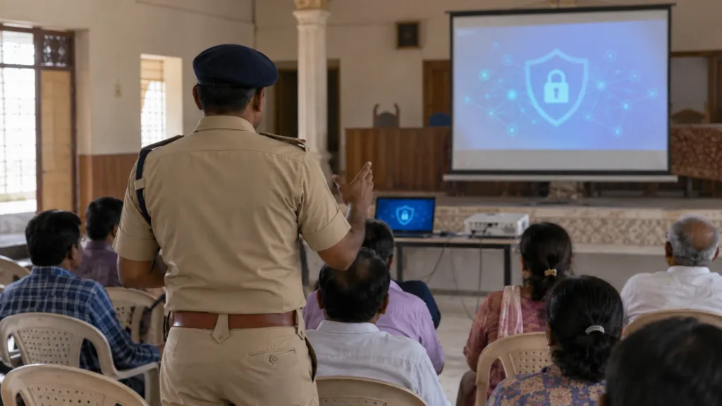 ક્રાઈમ સમાચાર માટે AI દ્વારા બનાવેલું પ્રતીકાત્મક ડેમો ચિત્ર